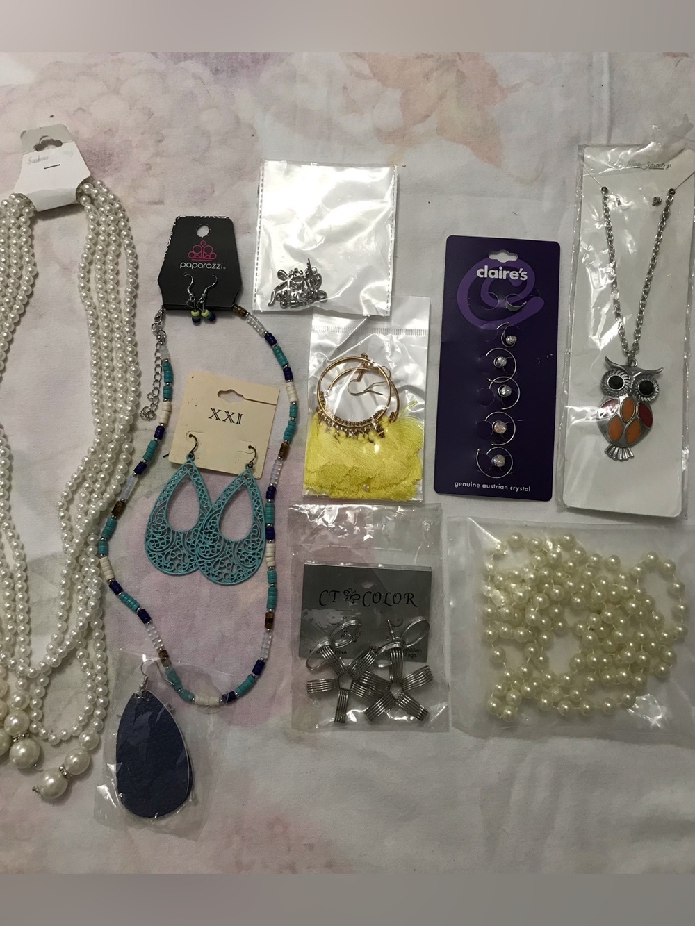 Huge Wearable Custom Fashion Jewelry Lot for Resellers Collectors 60 pieces